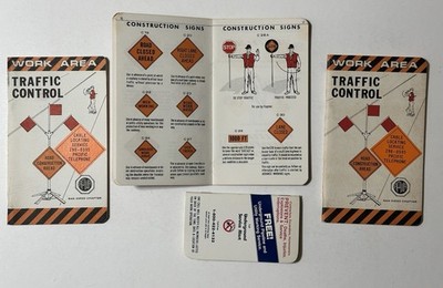 1973 American Public Works Assoc. 3 Traffic Control Rule Books PAC TEL San Diego