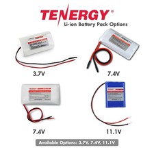 Tenergy Li-ion Battery Pack 3.7V 7.4V 10.8V Replacement Power Options