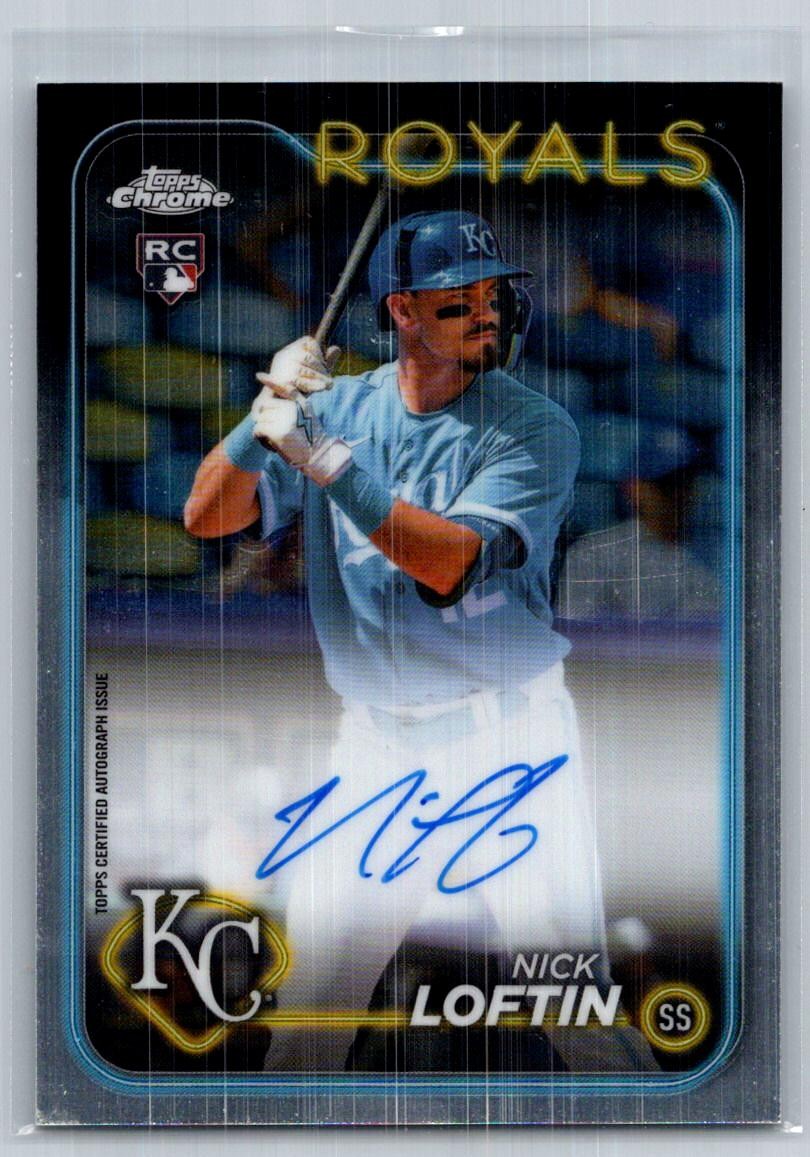 2024 Topps Chrome #RA-NL Nick Loftin Rookie Autographs