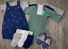 NWT/NWOT-Baby Boy Spring Clothing Bundle, 9pc. Size Preemie Newborn