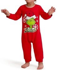 The Grinch Baby Romper 18 Months Christmas Jumpsuit Cute New