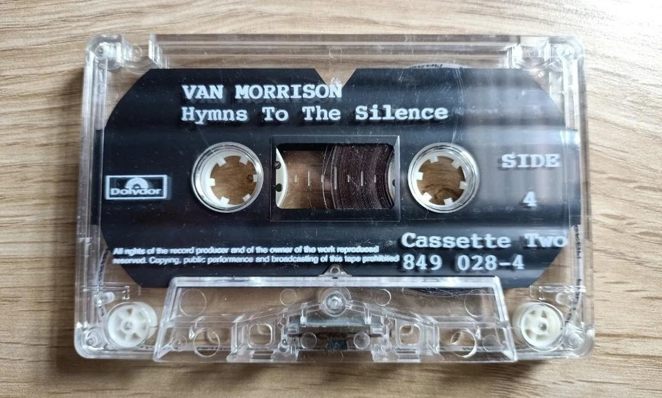 Van Morrison : Hymns To The Silence ( Cassette Tape 2  ) - Image 4 of 4
