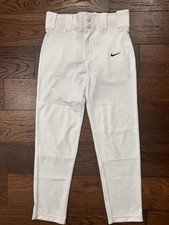 Nike, Youth, Boys, Size Small, Baseball Pants, White, Drifit