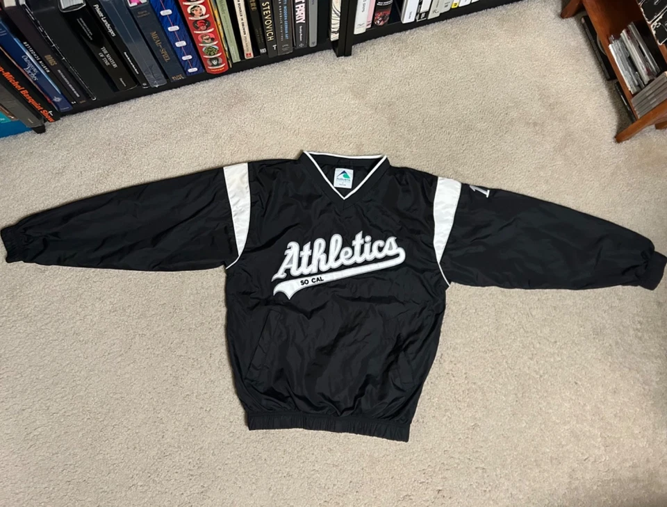ATHLETICS 'So Cal' Augusta Sportswear Black 'Raiders' vtg SMALL Men's sweatshirt - Image 2 of 4