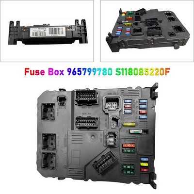 Fuse Box BSM 9657999780 S118085220F For Peugeot 206 207 Citroen C2