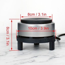 Estufa Eléctrica 300W Quemador de Hierro Fundido Mini Calentador para Fondo Plano Té Café WT