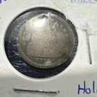 1840 Seated Liberty Dime Details Holed