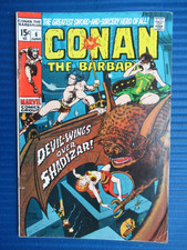 CONAN THE BARBARIAN # 6 - (FN-) -BARRY SMITH-DEVIL-WINGS OVER SHADIZAR -WICKED