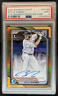 2024 Bowman Draft Bryce Rainer Chrome Auto Gold Refractor 1st #/50 Tigers PSA 9
