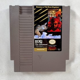 Romance of the Three Kingdoms Nintendo Video Game, Reference Map & Manual nes
