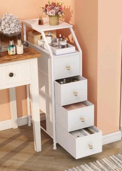 narrow dresser Tohomeor Narrow Dresser Tall Skinny Storage Tower Vertical Slim Chest of Drawers