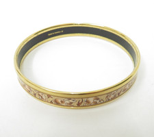 Authentic Hermes Emaille PM Bracelet Bangle A#49258