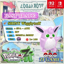 ✨6IV SHINY Wigglytuff + EVS 🚀 POKEMON LEGENDS ZA ✨Online delivery⚡ALPHA