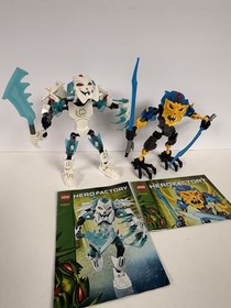 LEGO Hero Factory 44011 Frost Beast & 44013 Aquagon Used Lot w/ Manuals 2013