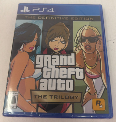 Grand Theft Auto The Trilogy Definitive PlayStation 4 Brand New & Factory Sealed