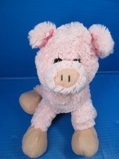 Calplush Pink Pig Plush 12" Stuffed Animal Toy Lovey