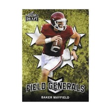 Leaf Trading Cards Baker Mayfield - Rookie Card (Field Generals, FG-01) NM. rookie card picture