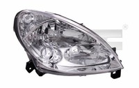 Hauptscheinwerfer TYC 20 6258 25 2 Frontscheinwerfer Frontlicht
