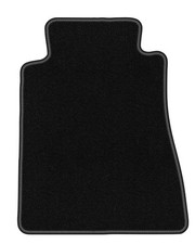 Fahrermatte Velours Mercedes C 190 W201 1982-1993 Limousine 1-tlg Schwarz BASIC