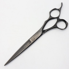 Mizutani Schorem Master Black 6.5 Barber Shears Scissors 3D Clam Blade Excellent