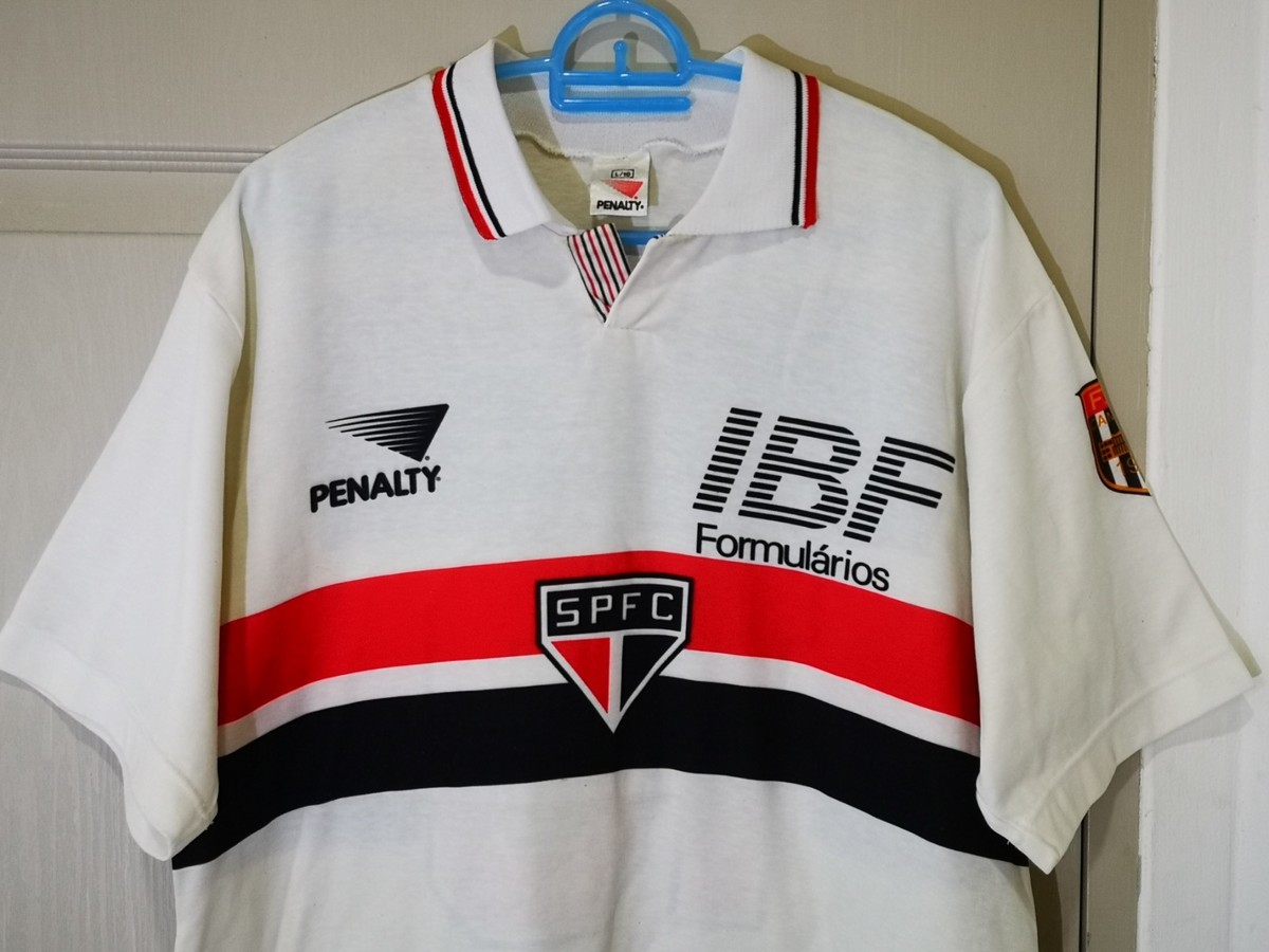 São Paulo FC Penalty シャツ 10 Penalty Sao Paulo FC 1991-92 Player #10 L/S FOOTBALL SHIRT