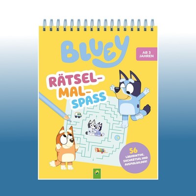 Bluey Rätsel-Mal-Spaß | Schwager & Steinlein Verlag | Ungelesen