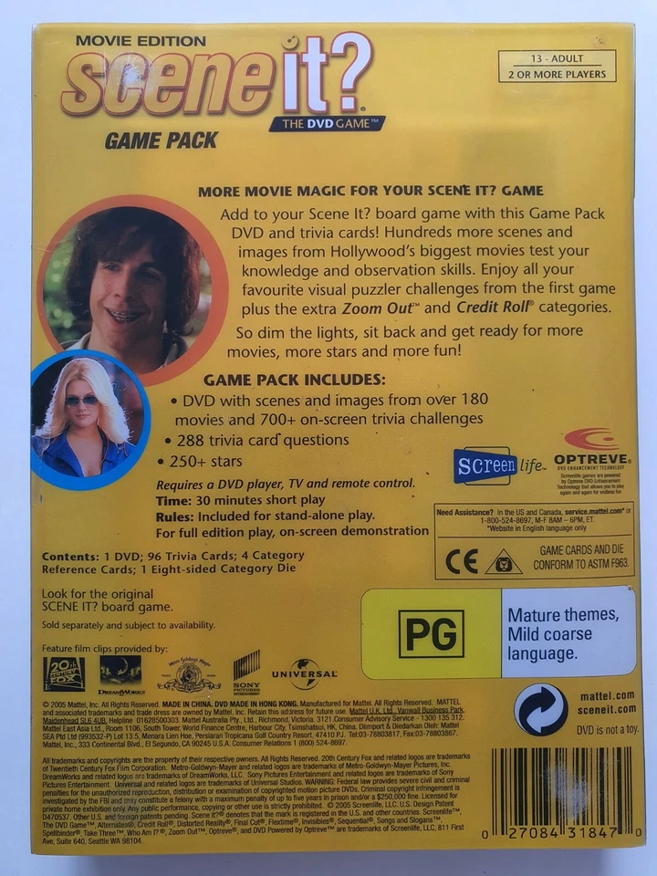 SCENE IT? The DVD Game Movie Edition - Game Pack - Image 2 of 4