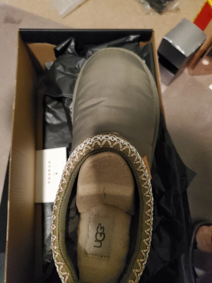 Chinelos masculinos UGG Tasman MLT bombardeiro náilon preto - Imagem 3 de 3