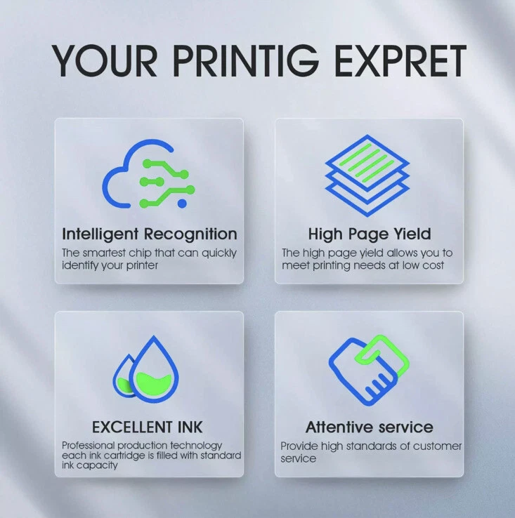 Cartucho de tinta 5PK 952XL para tinta HP 952 XL OfficeJet Pro 8710 8210 7740 8720 8715 Foto 4 de 4