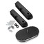 Demotor Performance Black Finned Tall Valve Covers For SBF 302 – 1962-1985 – W/ Hole & 15" Air Cleaner