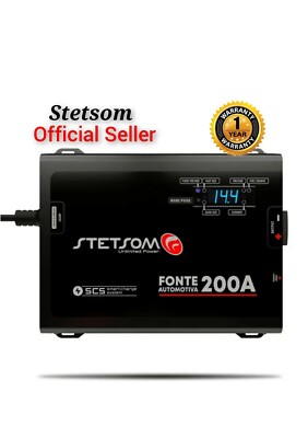 Stetsom Infinite Schwarz Auto Audio Netzteil Fonte 200A Batterieladegerät 200...