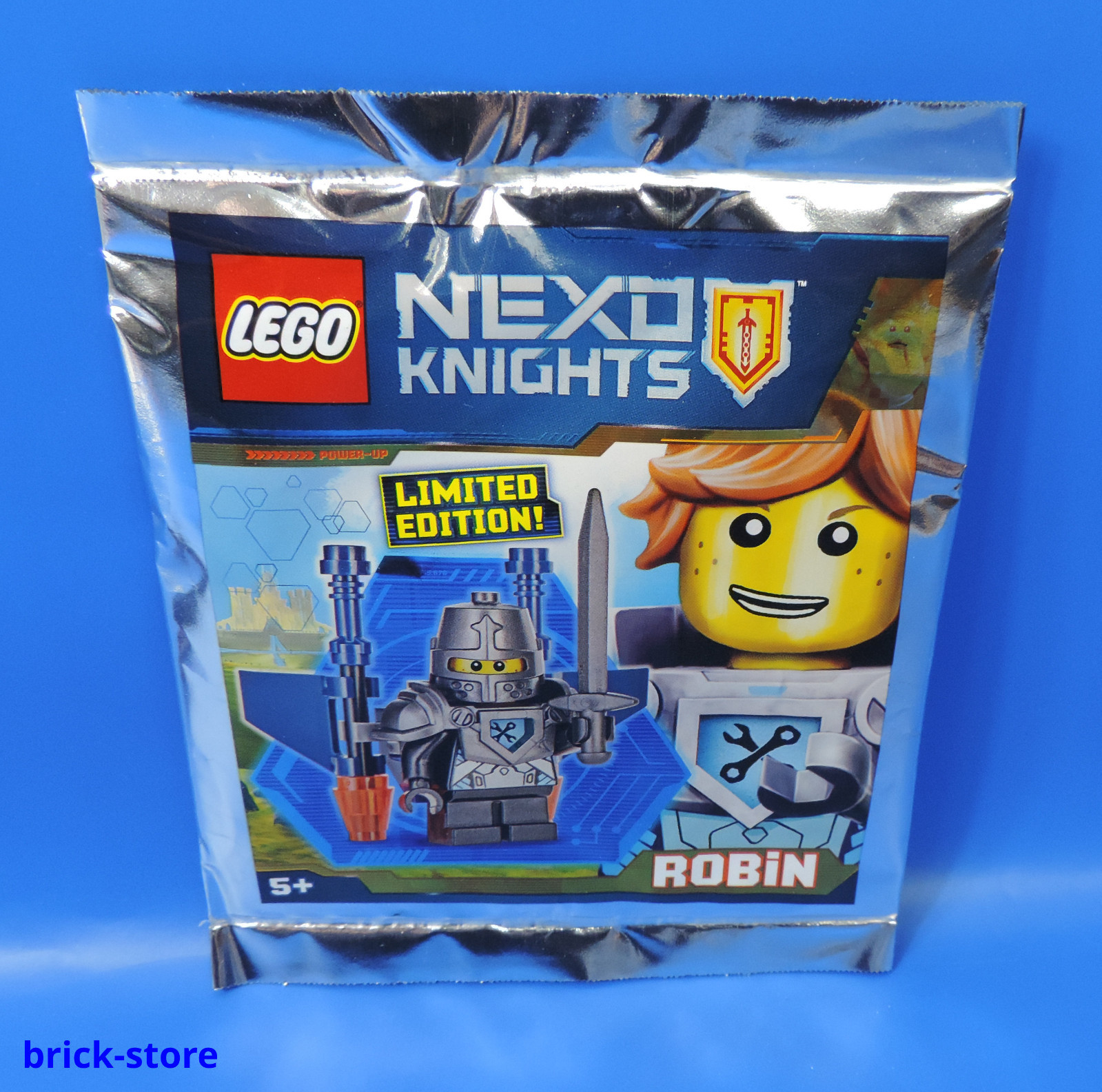 Конструктор LEGO Nexo Knights 271714 ограниченной серии / Robin mit Raketenrucksack / Полиэтиленовый пакет 