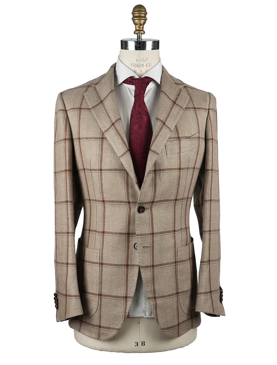 NEW CESARE ATTOLINI BLAZER 100% LINEN SZ 40 US 50 EU DROP R7 ABW130 | eBay