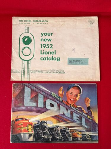 ORIGINAL LIONEL 1952 CONSUMER CATALOG IN ORIGINAL MAILING ENVELOPE - NICE - Picture 2 of 3