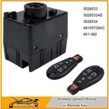 Wireless Ignition Module w/ Remote Key for Dodge Challenger Jeep Chrysler 601082