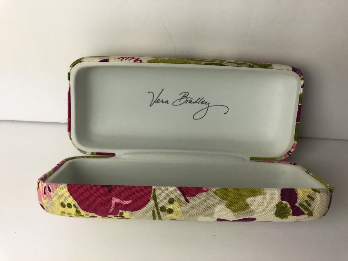 VERA BRADLEY Floral Green CLAMSHELL Eyeglasses Sunglasses 