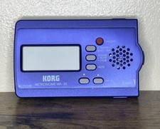 Korg Metronome MA-30 N222 Ultra Compact Guitar Bass Tuner BLUE - Tested