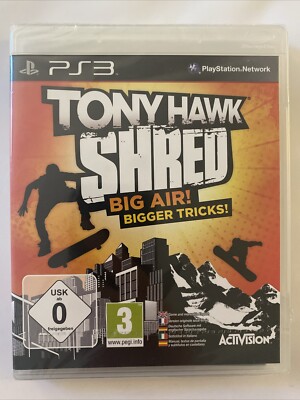 Tony Hawk : Shred - PlayStation 3 - PS3 - PAL - NEU & VERSIEGELT