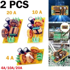 2X DC LC Filter 4A 10A 20A EMI Filter EMC FCC High Frequency Power Filter DC 12V