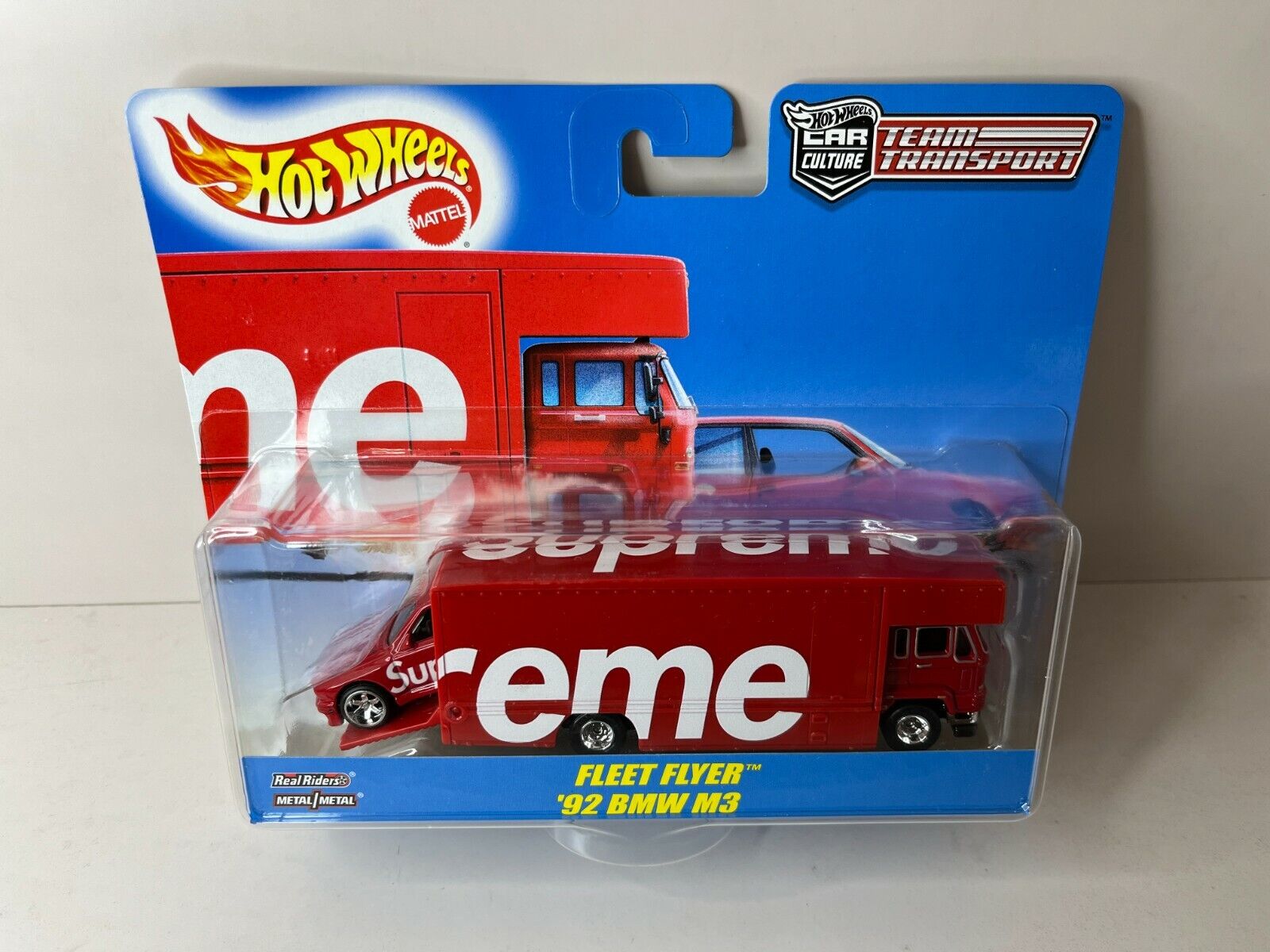 Hot Wheels Supreme Car Culture Team Transport 1992 BMW M3 Fleet Flyer New Japan