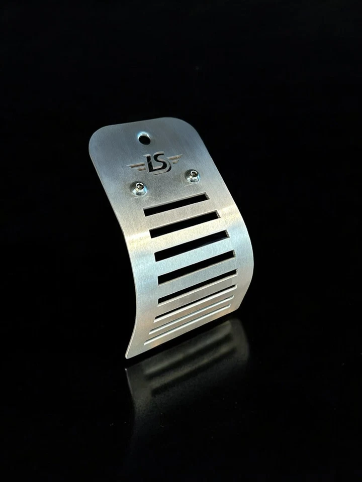 Harley Sportster placa de deslizamiento aluminio cepillado para todos los modelos 2004-2022 Foto 3 de 4