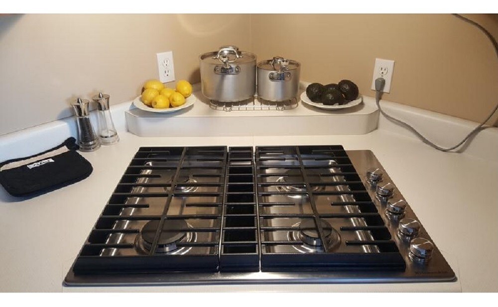 KitchenAid 30" Wide 5Burner Gas Cooktop with Downdraft Exhaust, KCGD500GSS, NEW eBay