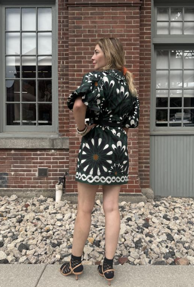 Farm Rio Ainika Flowers Short Puff-Sleeve Mini Dress | eBay