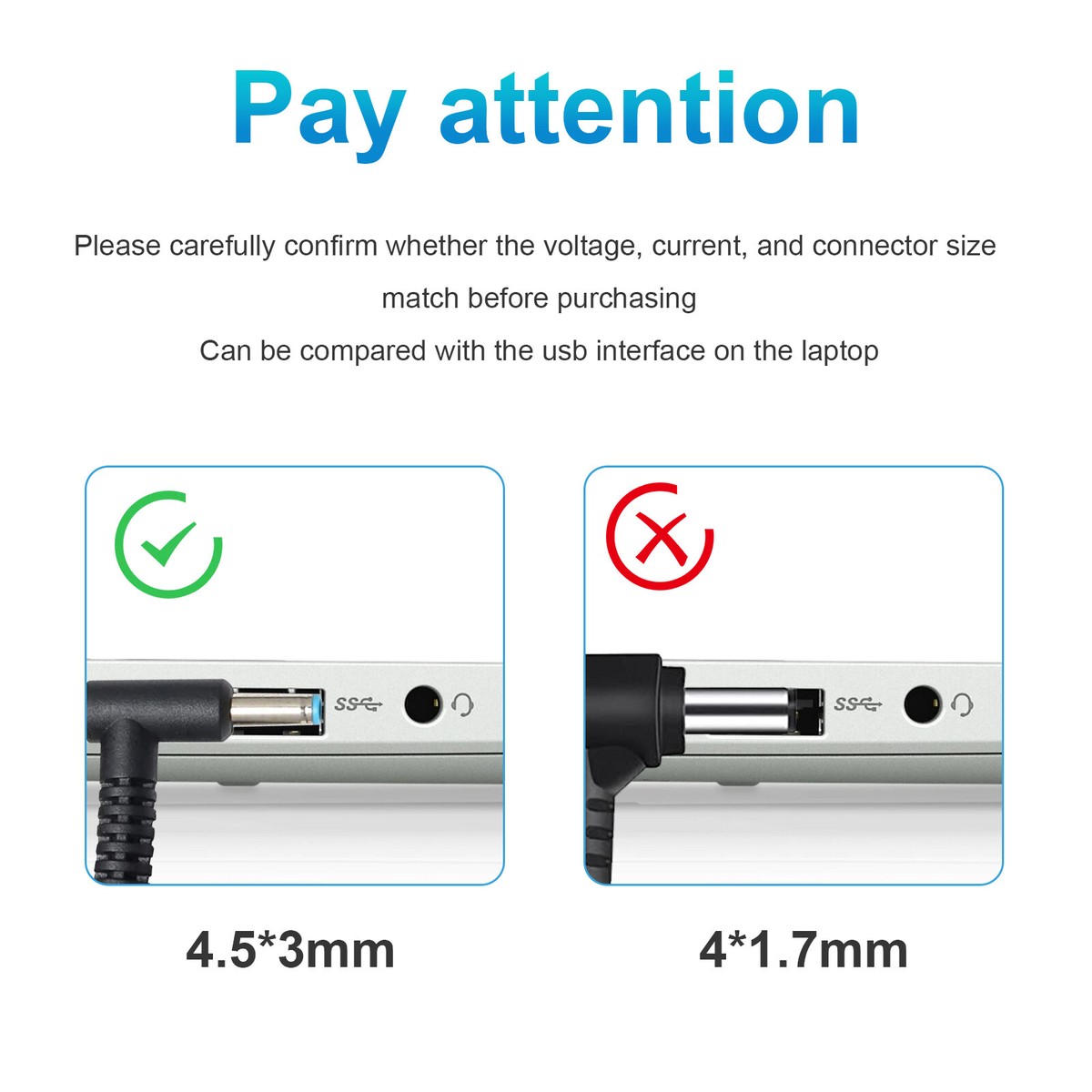 AC Adapter Charger For HP 15 E013nr 15 E013sa 15 E014nr 15 E014so 15 E015nr 15 E - Foto 4