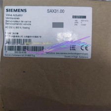 ONE NEW Siemens Electromotoric actuator SAX31.00