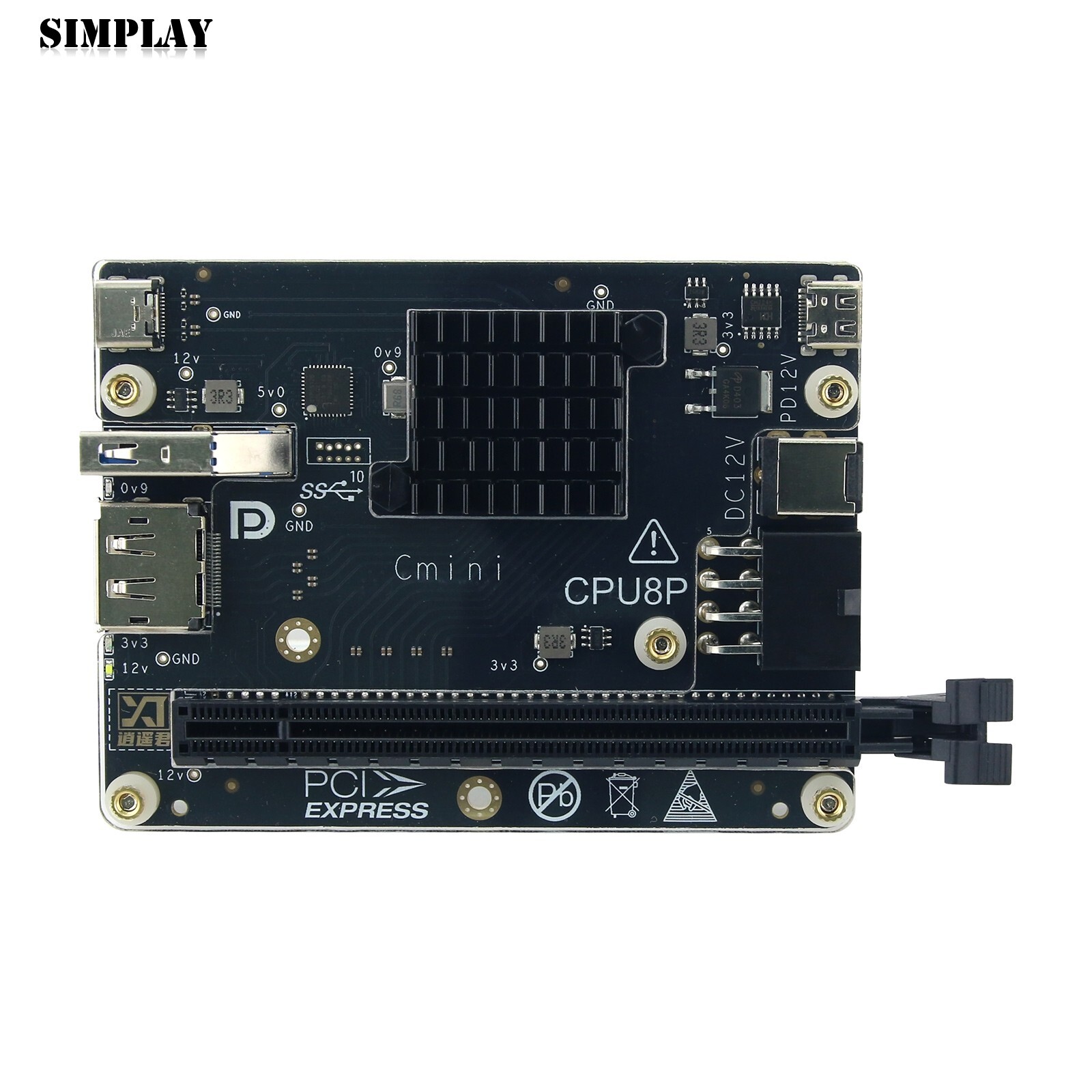 Cmini High Speed GPU Expansion Dock JHL7440 PD85W+15W High Power Graphics Card