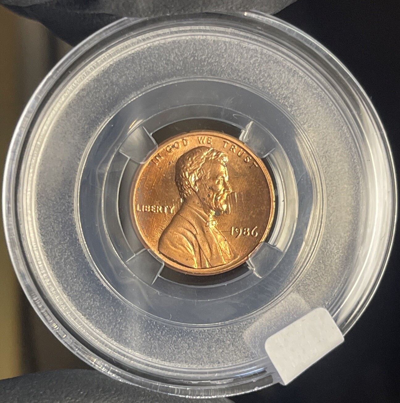 Bu Incon Prisoner 1986 BU Lincoln Penny (Die Clash) Never touched With Bare ...