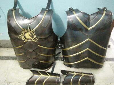 Bahubali Film Metall Armor Suit Beste Qualität Mittelalterlich Indien Hero Jacke