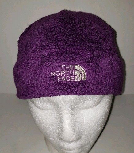 purple Fleece Stretch Logo Beanie Cap 