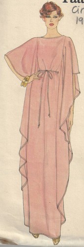 1979 Vintage VOGUE Sewing Pattern B34"-36" CAFTAN Loose Fitting Medium (1800) - Picture 3 of 4
